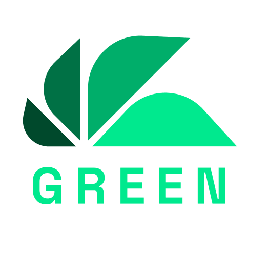 Green Energy Solar logo. A solar power installation company.