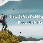 How Safe Is Trekking in Nepal? Is It Riskier Than You Think? Two hikers with backpacks standing on a mountain ridge under a clear sky, illustrating how safe is trekking in Nepal for adventurers